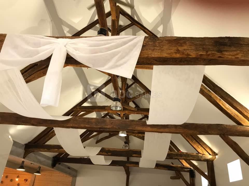 Plafond de la grande salle