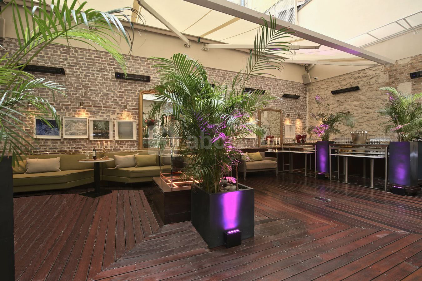 Terrasse-patio, format cocktail