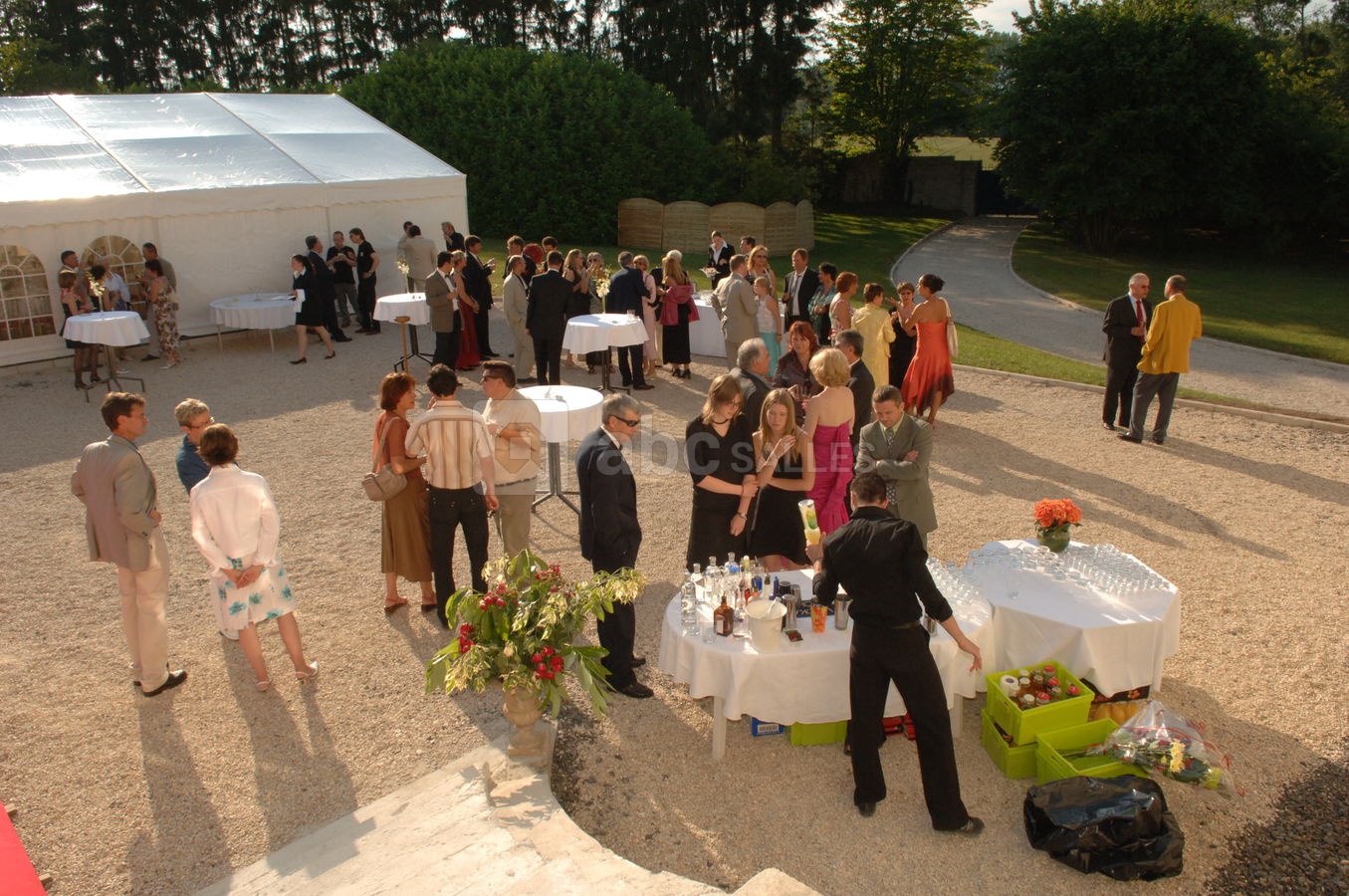Terrasse de 500 mètre carrés