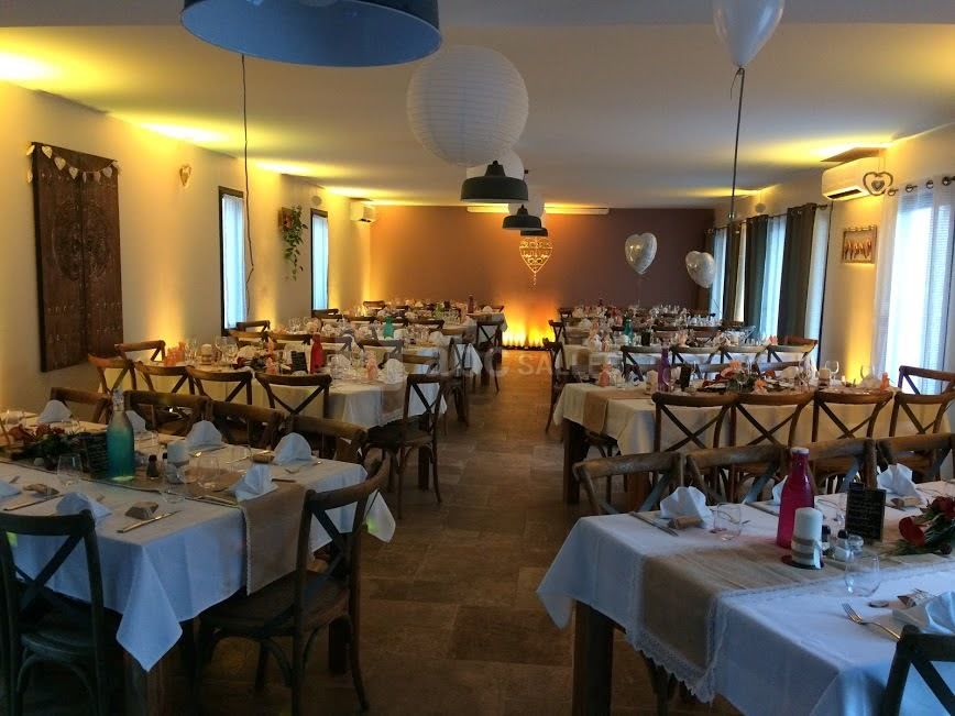 Salle décorée