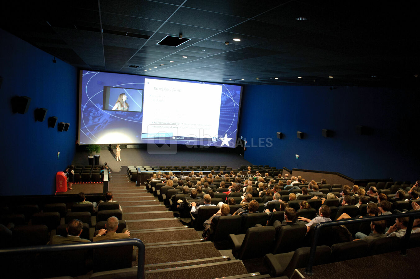 Séminaire en salle de cinéma