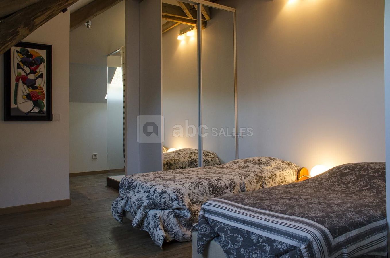 Chambre de la villa Pech'Mej