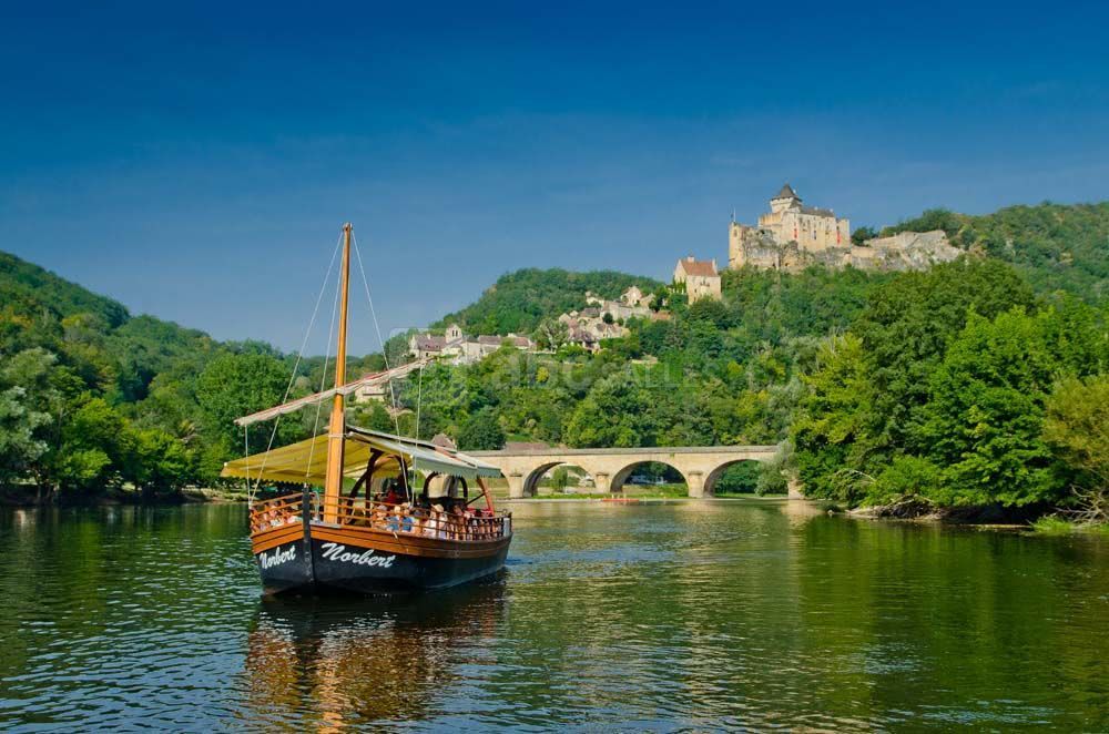 Gabarre sur la Dordogne