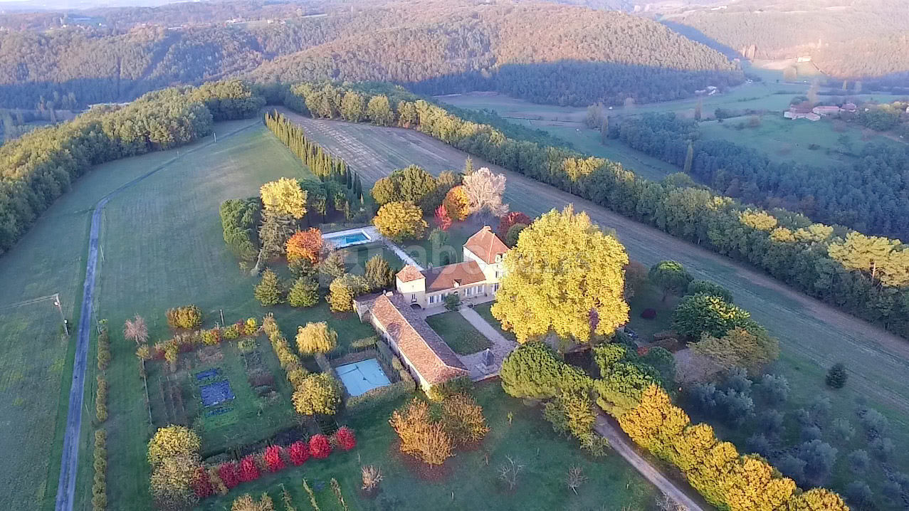 Vue aérienne jardin