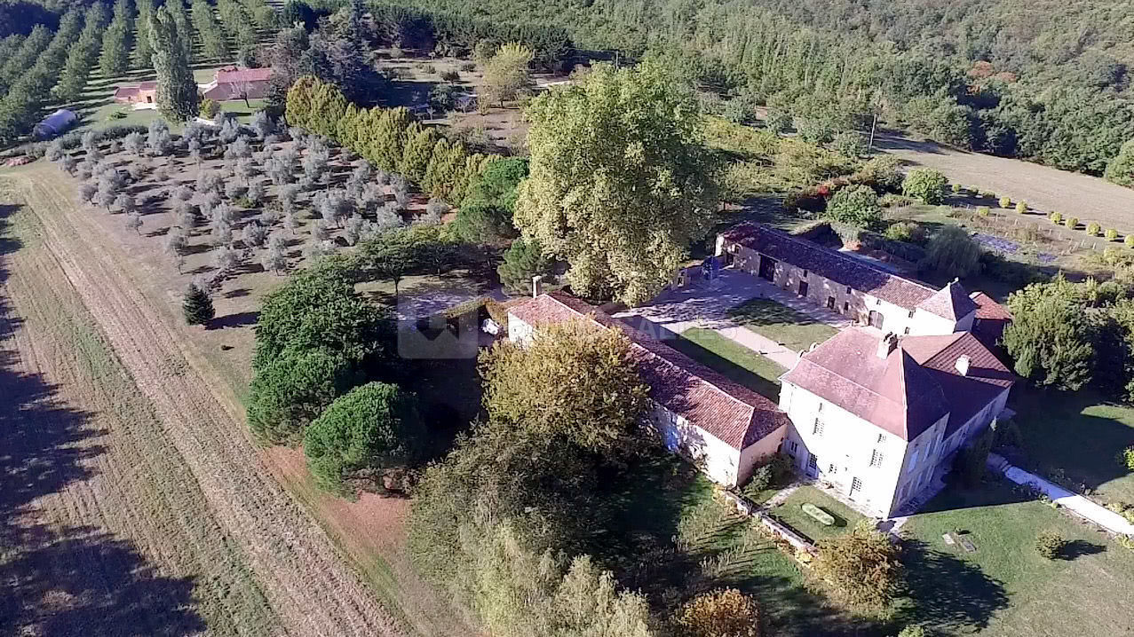 Vue aérienne jardin