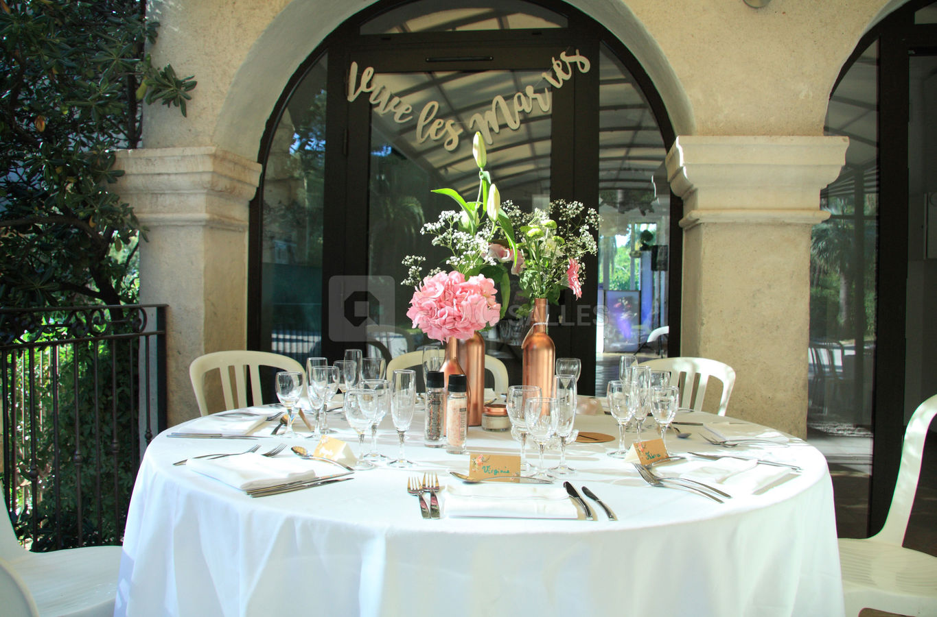 Table des mariés