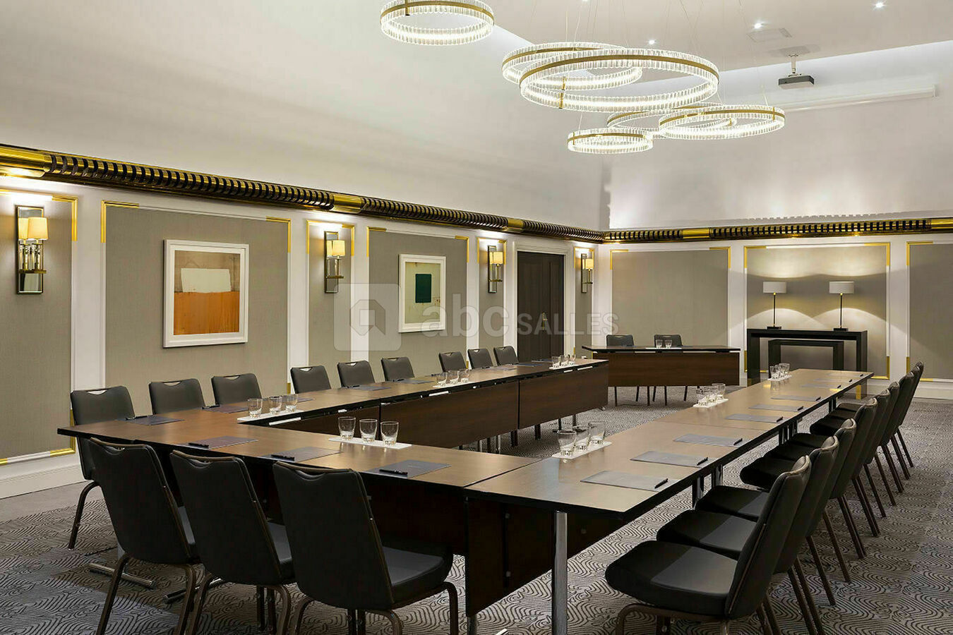 Salon Bellini disposition U-ouvert