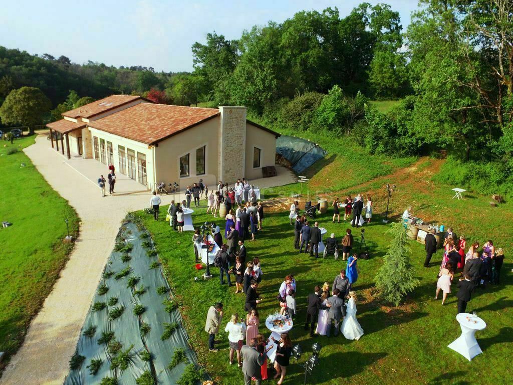 Cocktail au jardin de la Grande Salle