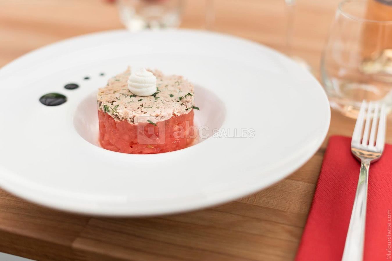 Tartare de tomates et thon
