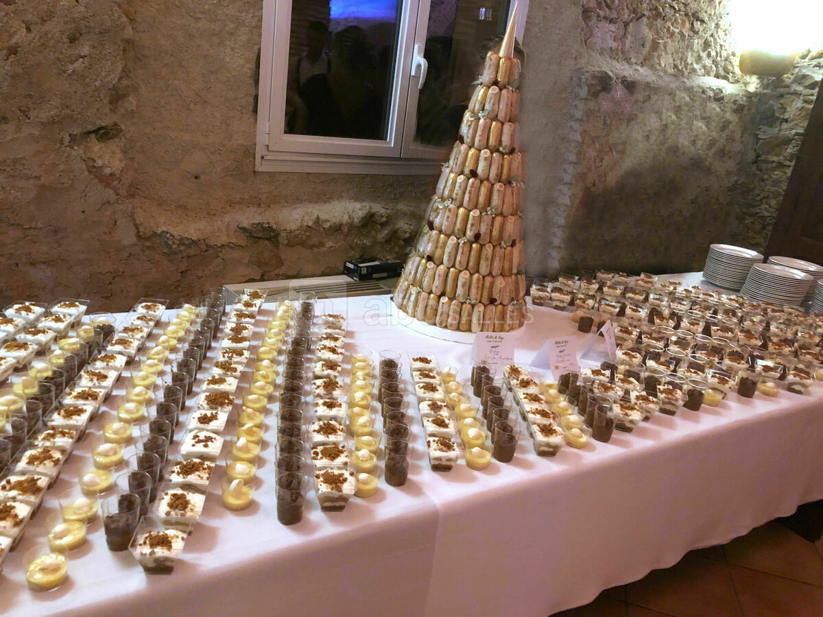 Mignardises et pièce montée