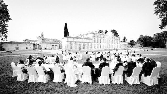 Jardin en noir et blanc