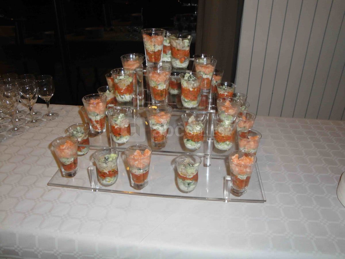 Trio de tartares: saumon, tomates et concombres
