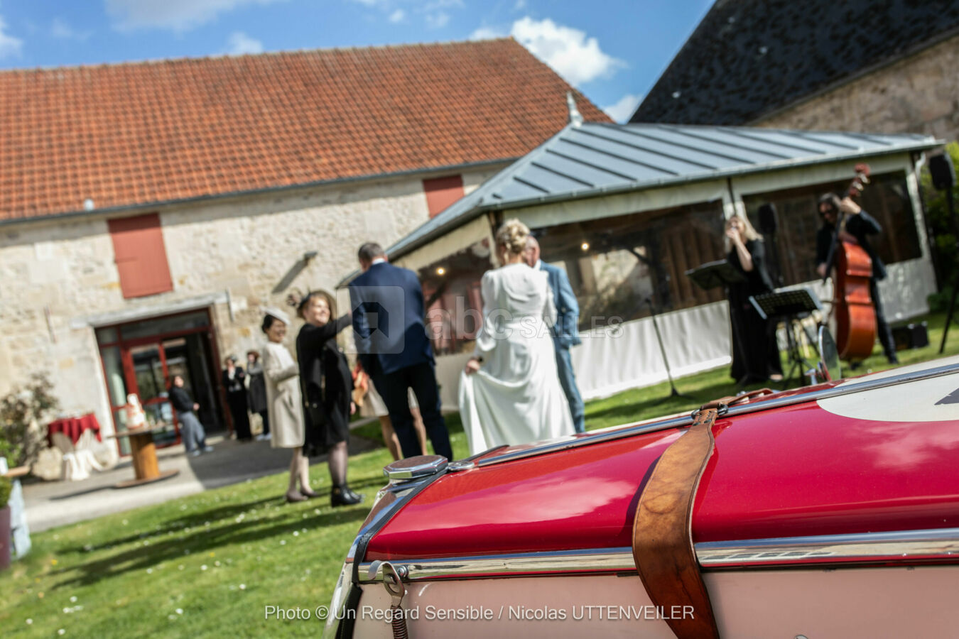 Cocktail au jardin avec musiciens, les vôtres ou indiqués selon vos choix musicaux