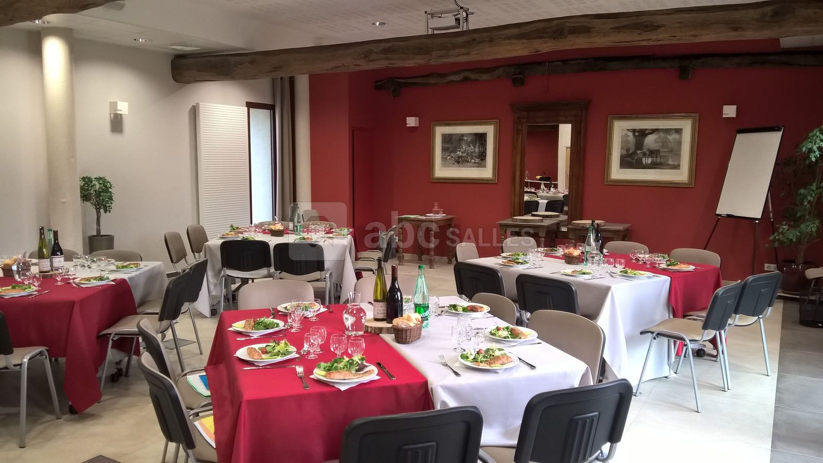 Séminaire 3 jours, pauses et repas gérés en salle de novembre à mars