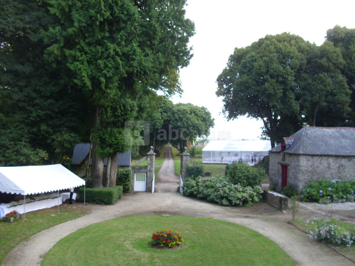 Vue sur la cour d'honneur