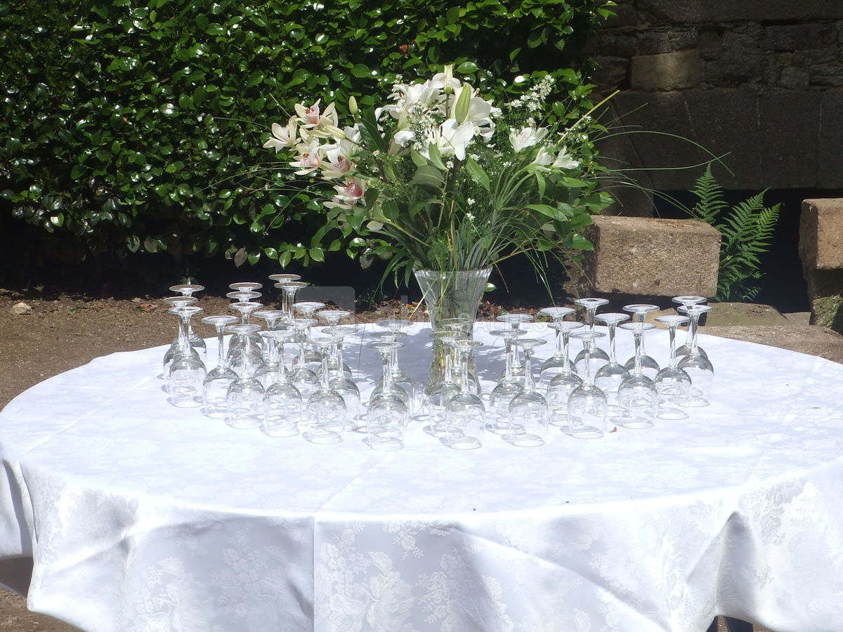 Table de cocktail ou vin d'honneur