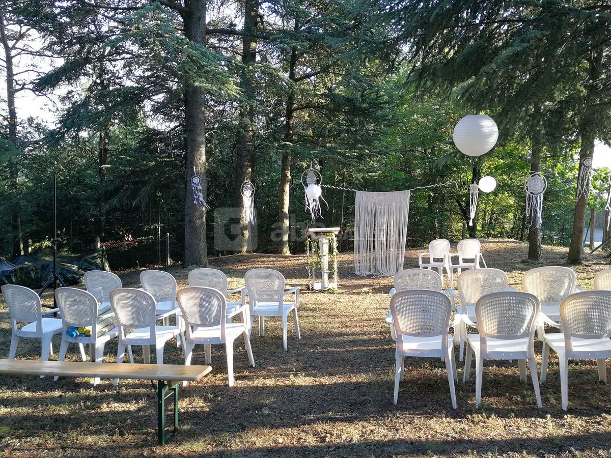 Cérémonie dans le parc