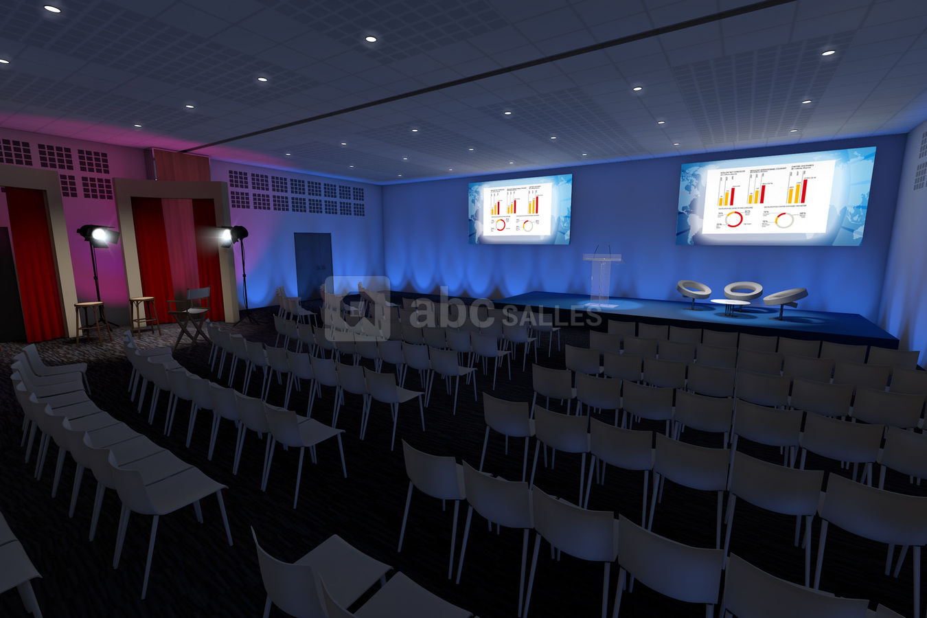 Salle modulable