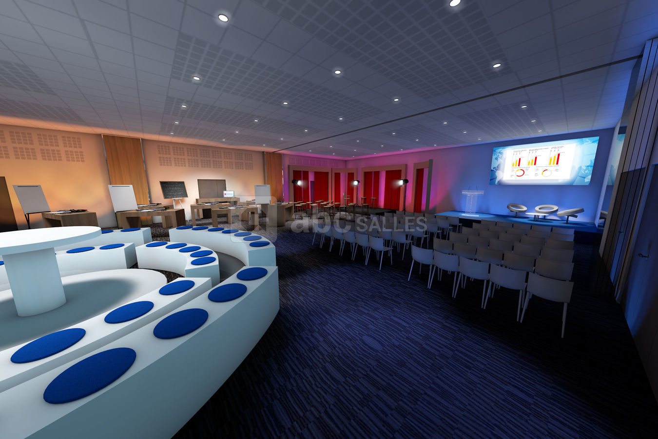 Salle modulable