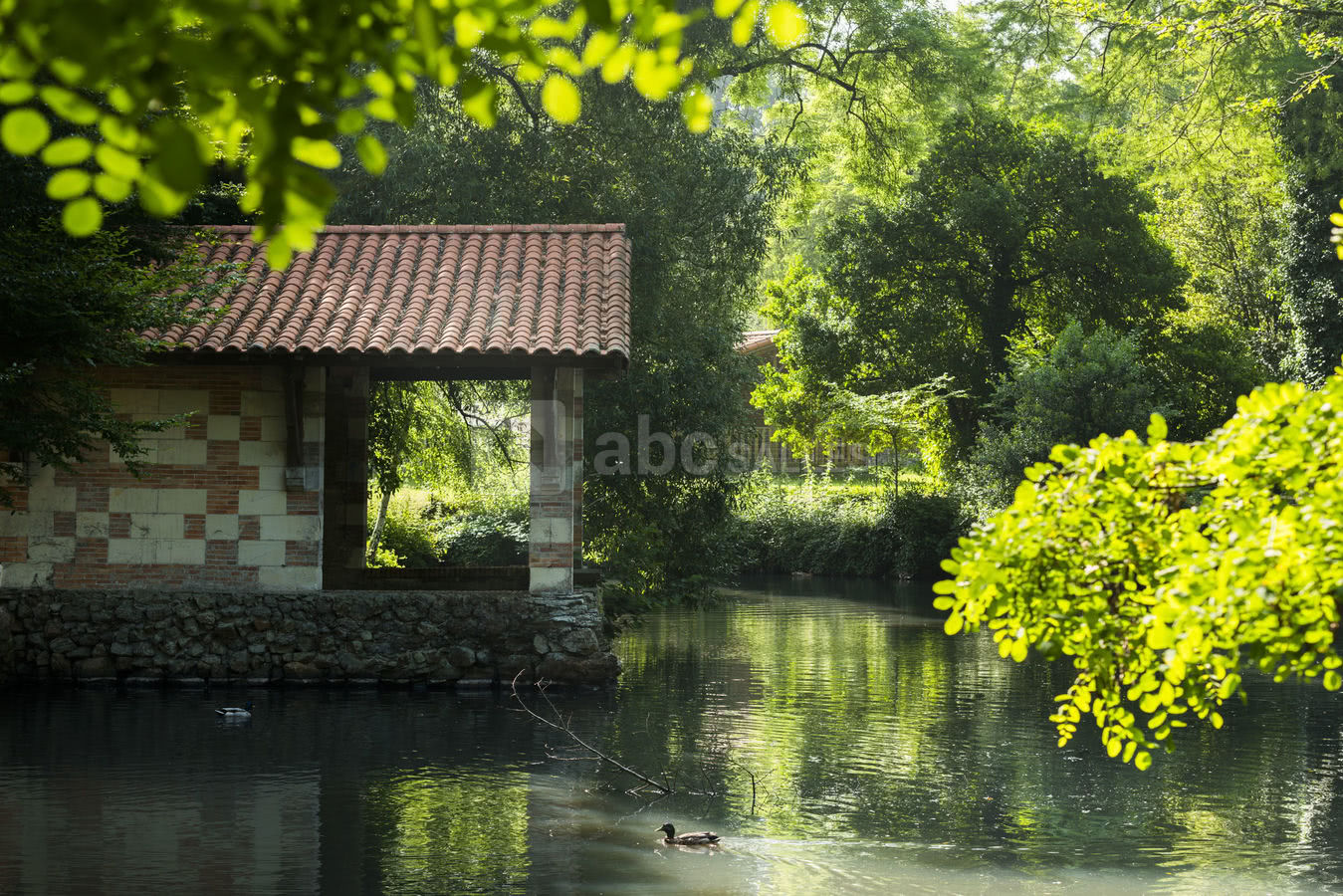 La mare et son ancien lavoir