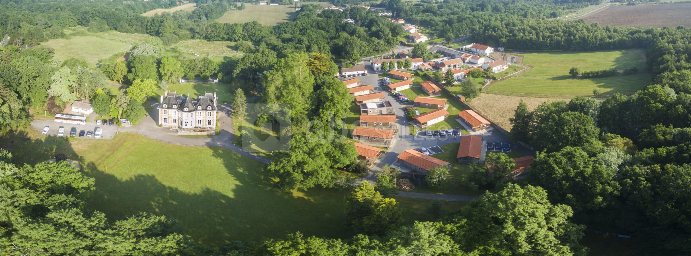 Vue aérienne du Parc