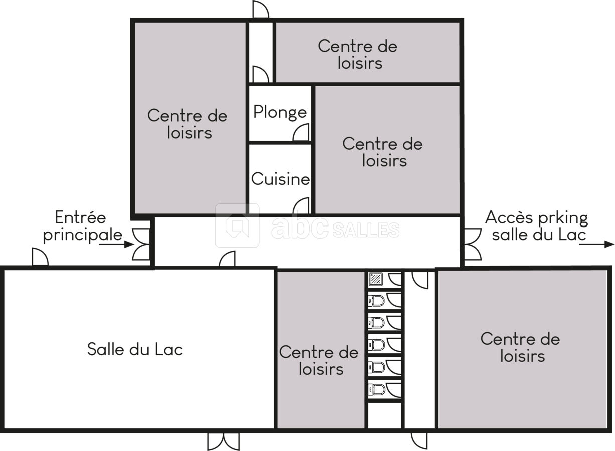 Plan du salle du Lac