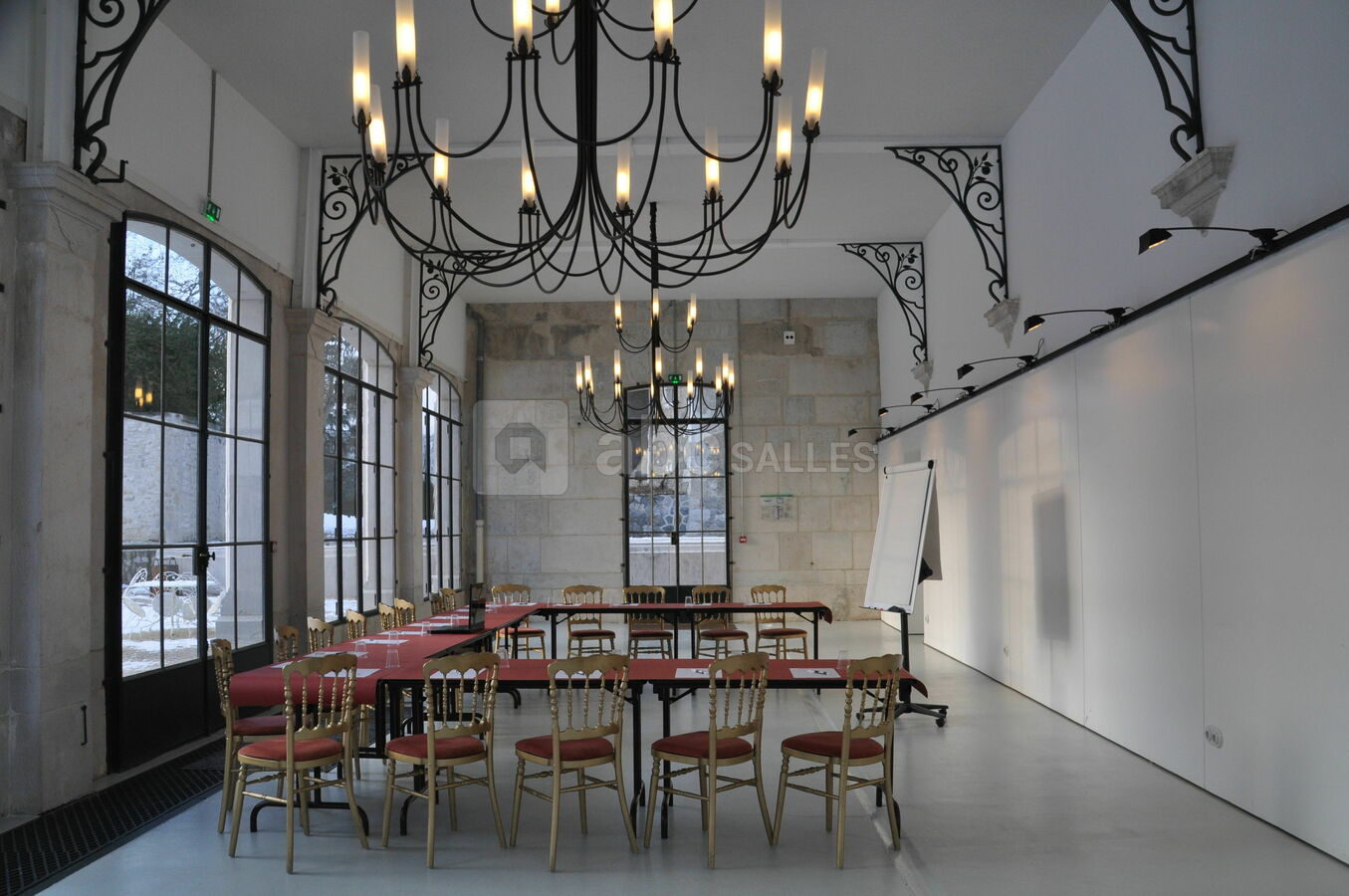 Orangerie, salle haute - type U