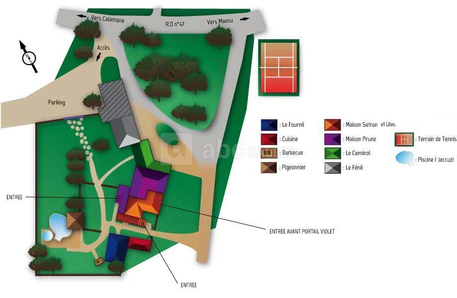 Plan du Hameau