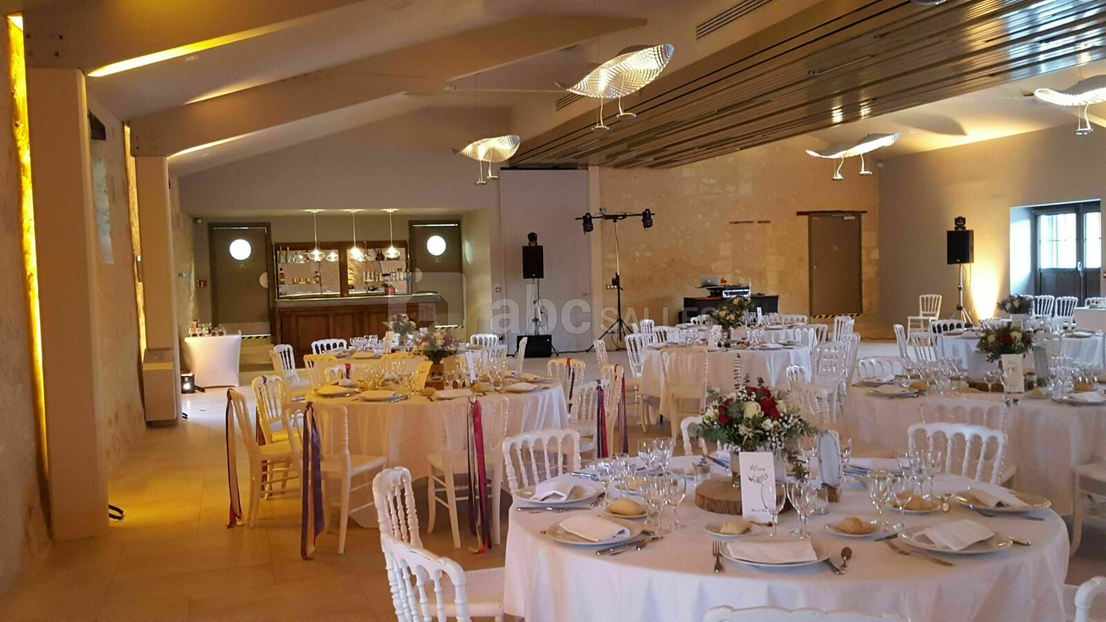 Salle décorée