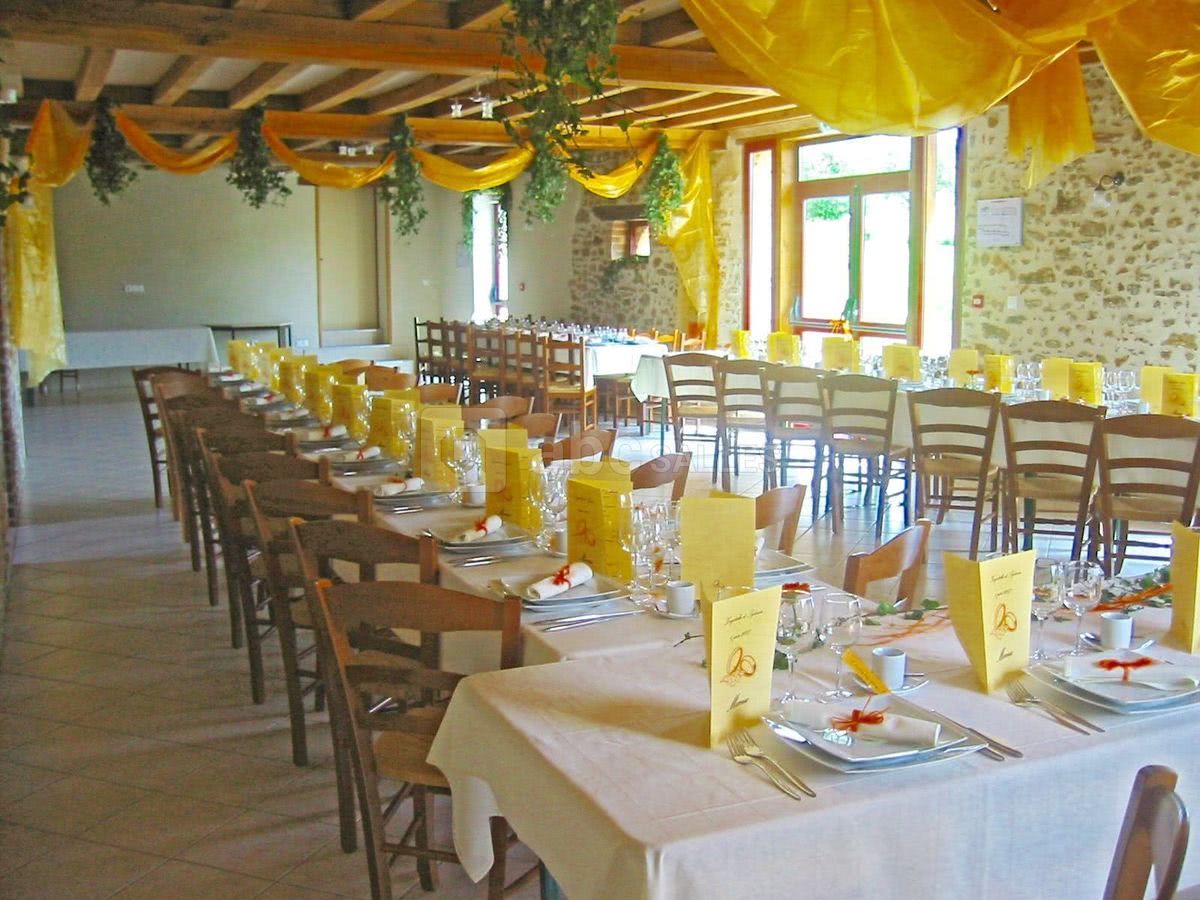 La grande salle configuration en banquet