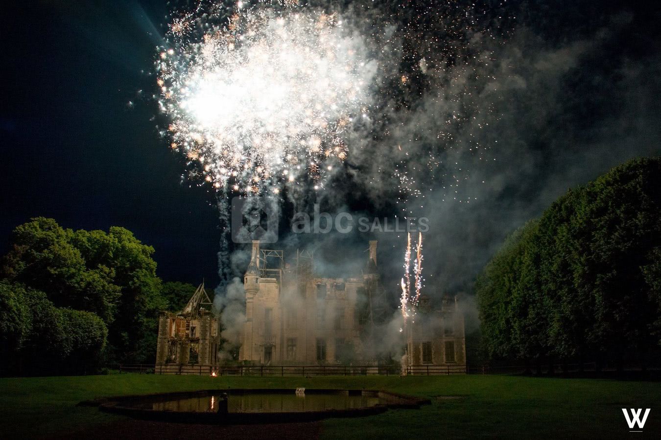 Feux d'artifice au château