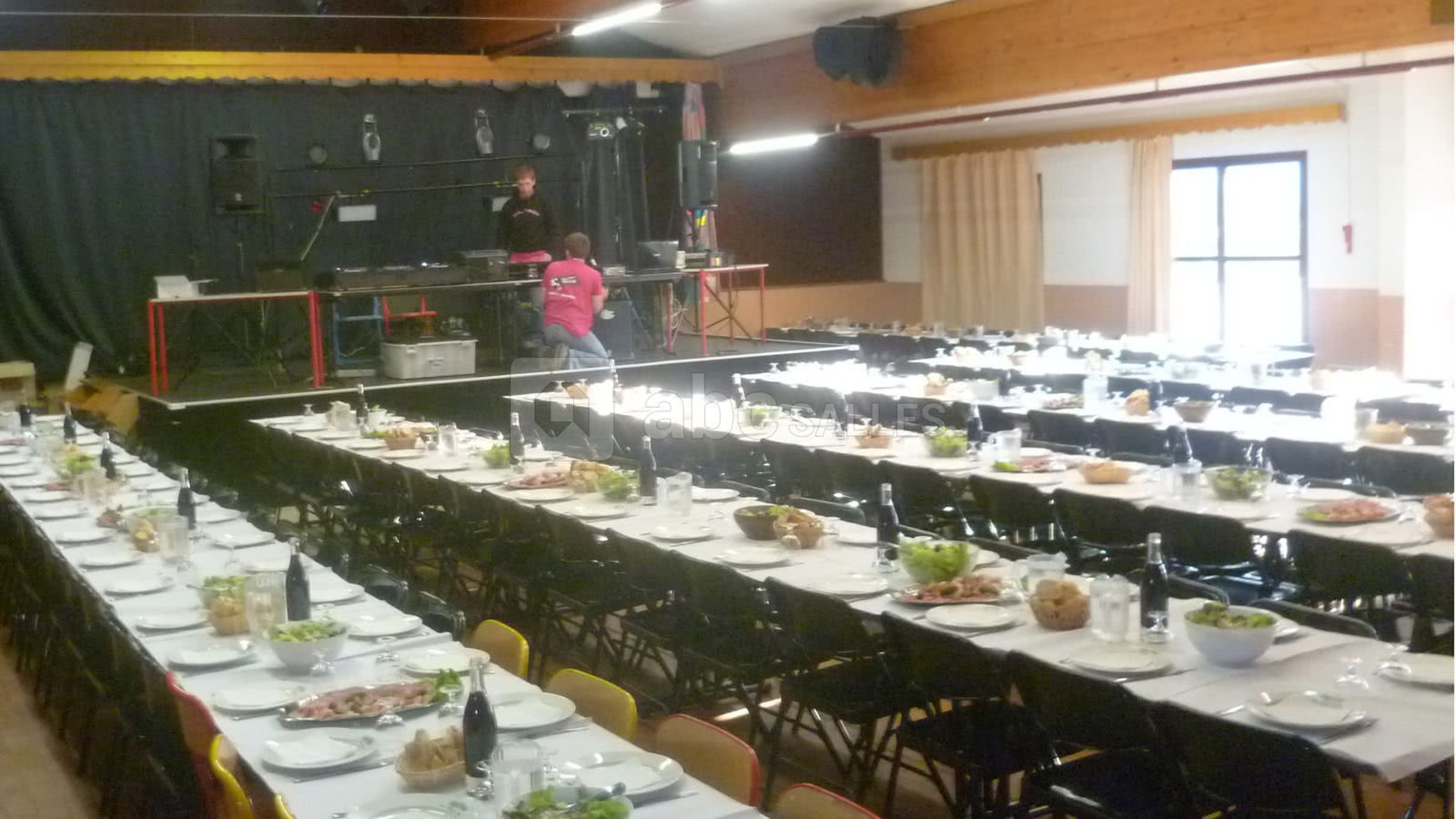Installation salle repas