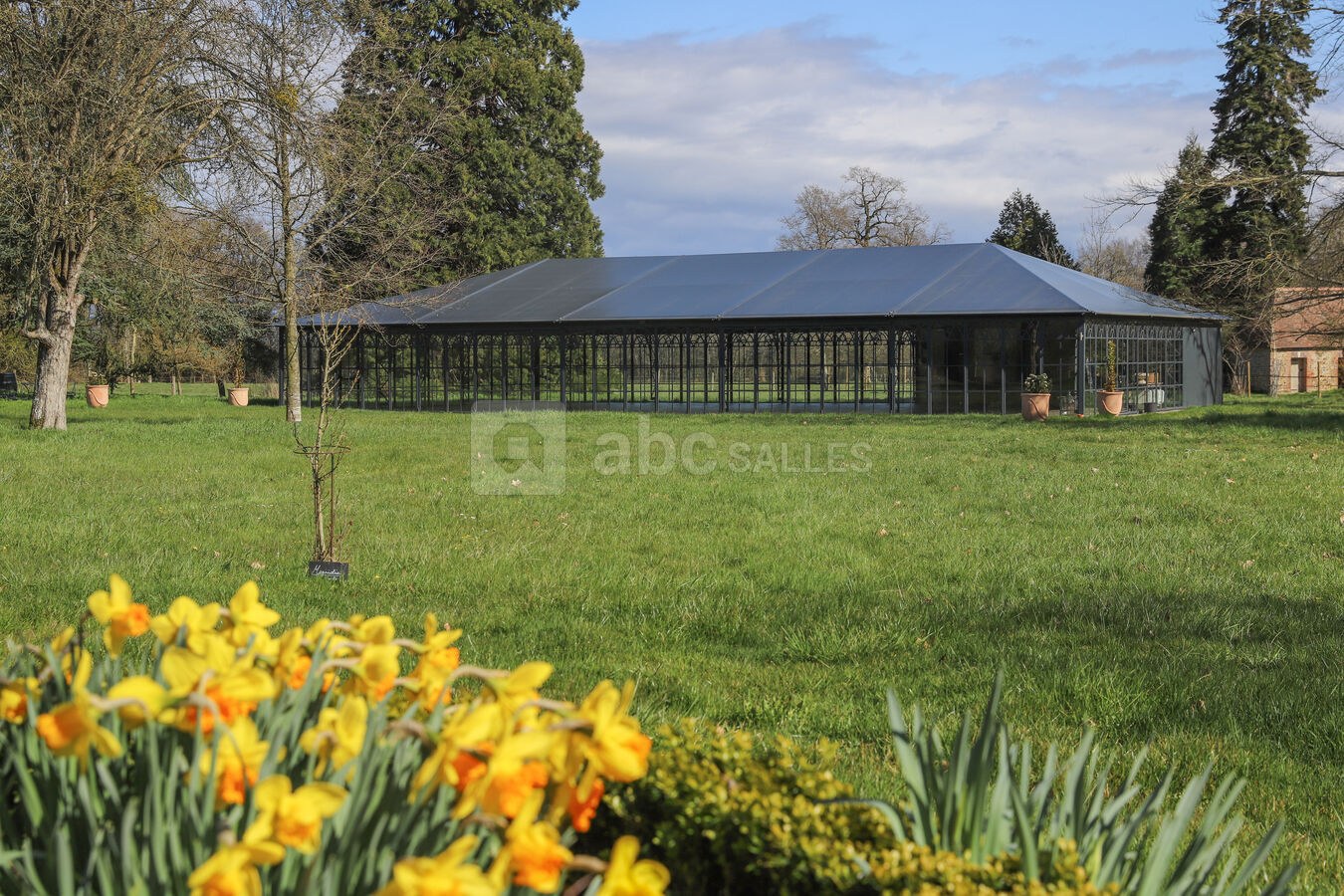 Palais de verre vue extérieure