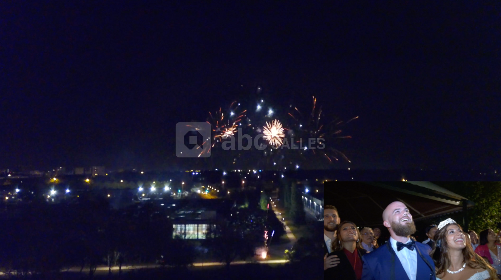 Feu d'artifice en extérieur by palais groupe