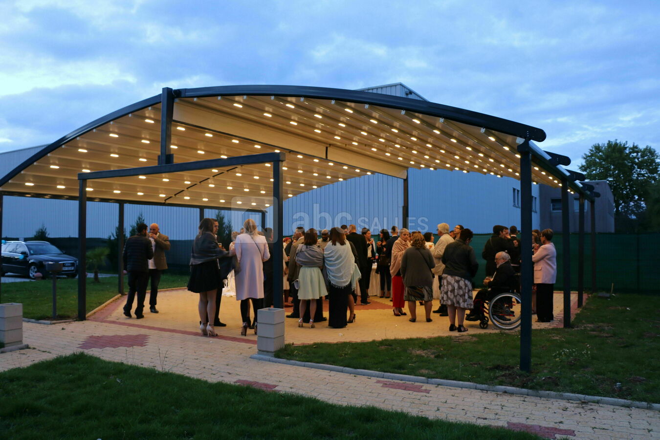 Pergola lumineux