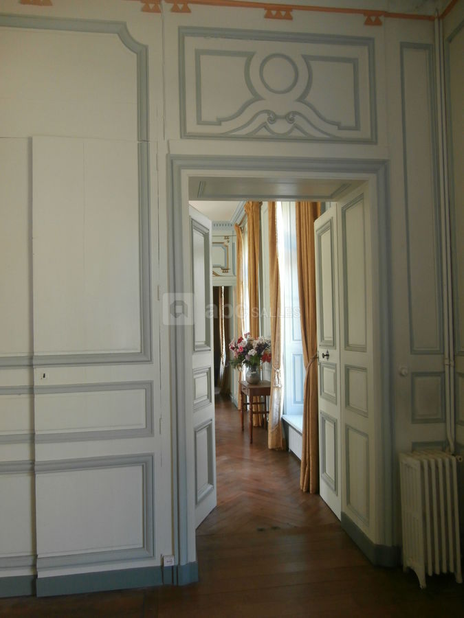 Les salons du château en enfilade