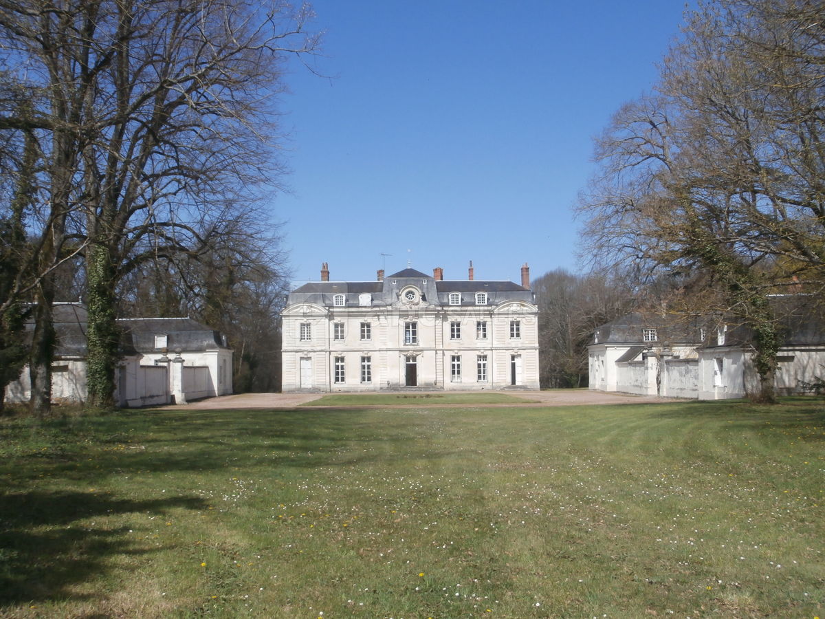 Vue générale du chateau et de la Cour d'Honneur