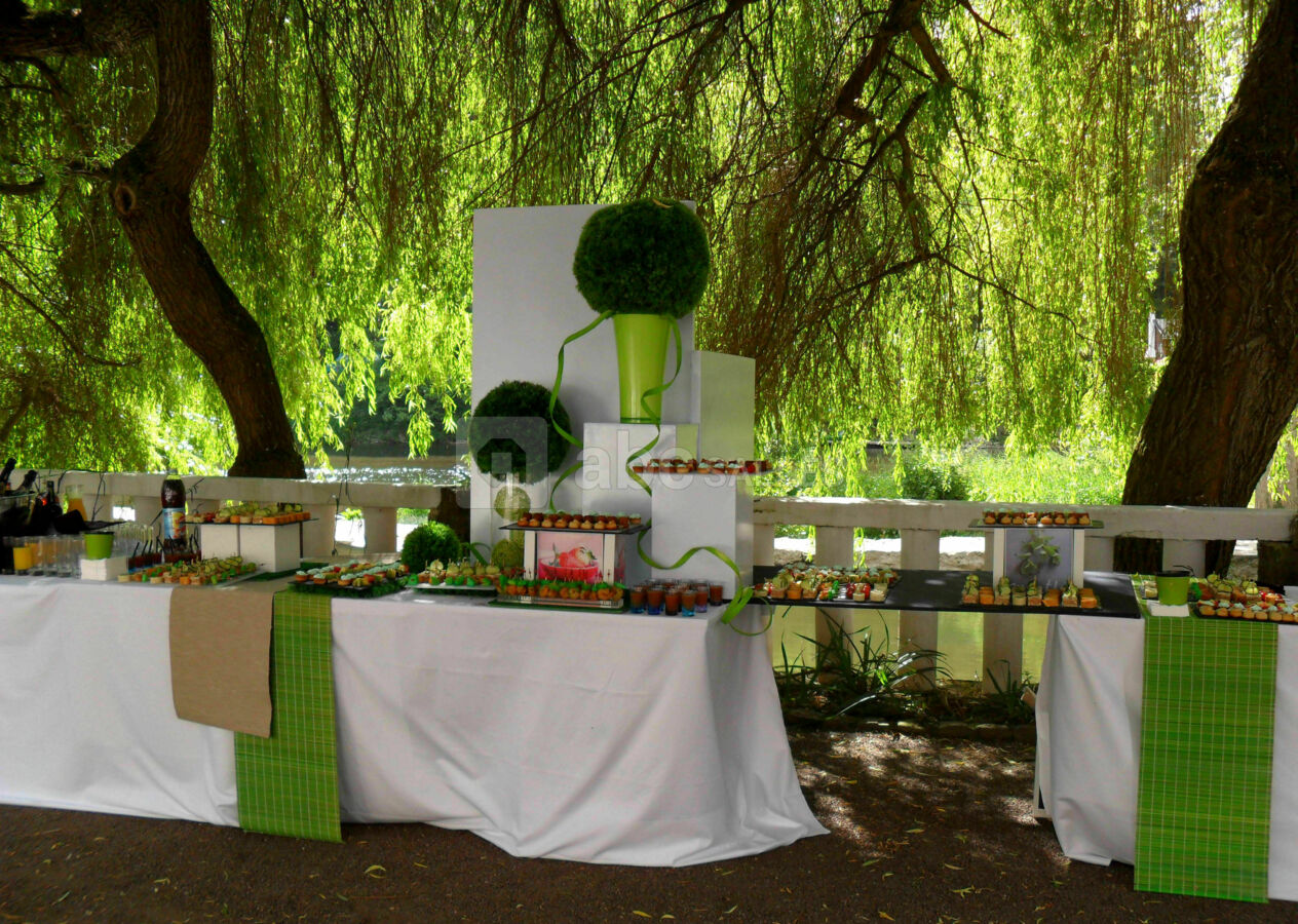 Buffet en terrasse