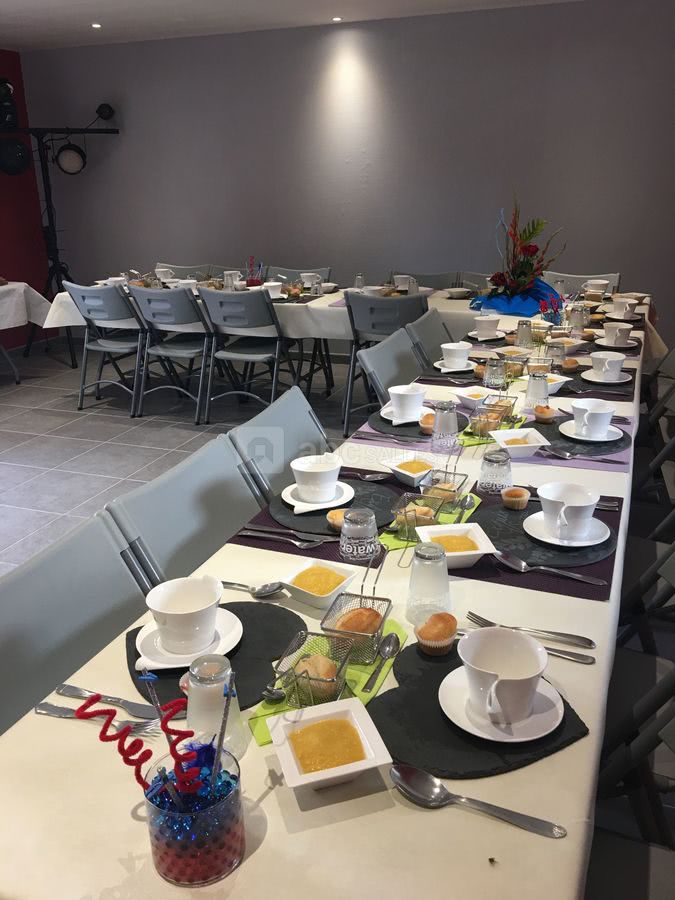 Petits déjeuners salle de réception