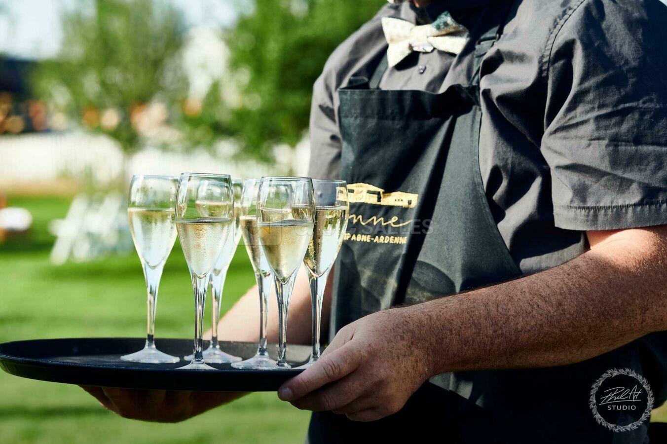 Vin d'honneur - service champagne