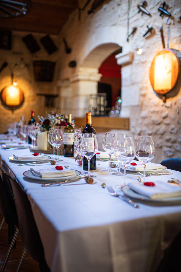 Repas à l'atelier - Domaine de la Grave