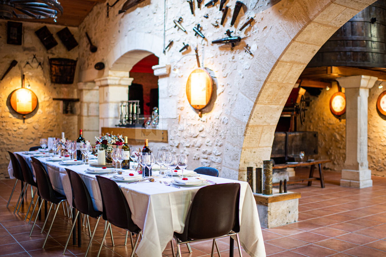 Repas à l'atelier - Domaine de la Grave
