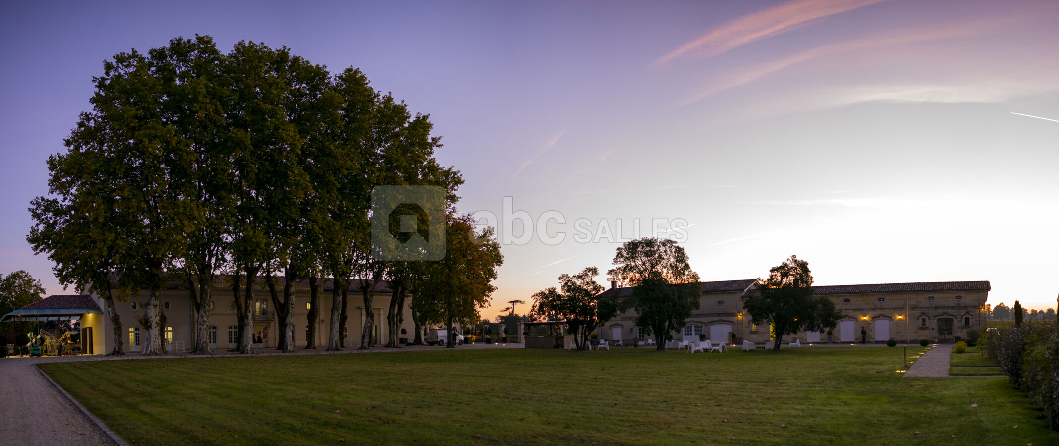 Parc du Château - Soir