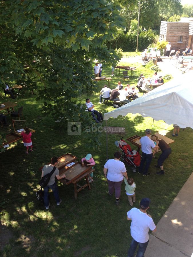 Animation jeux flamands dans le jardin
