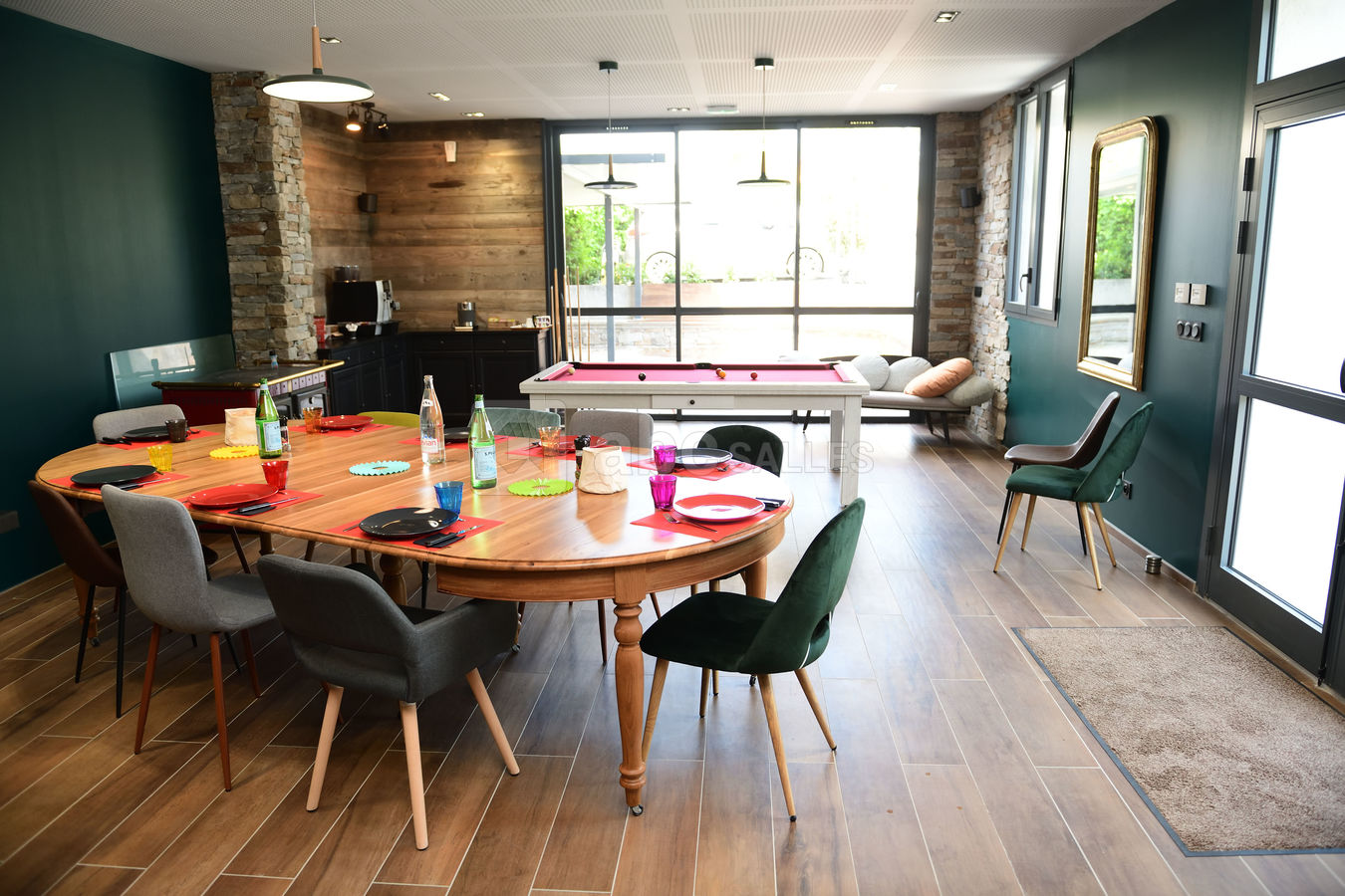 Salle à manger, au rez-de-chaussée