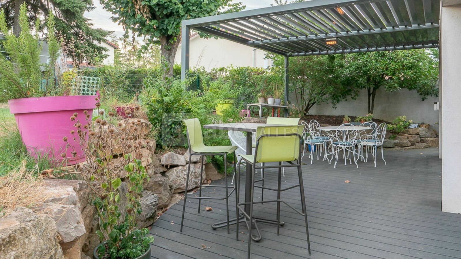 Une des terrasses