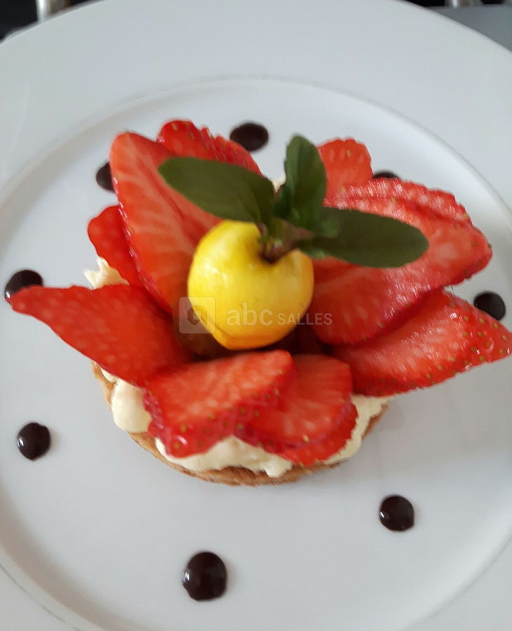 Rosace de fraises