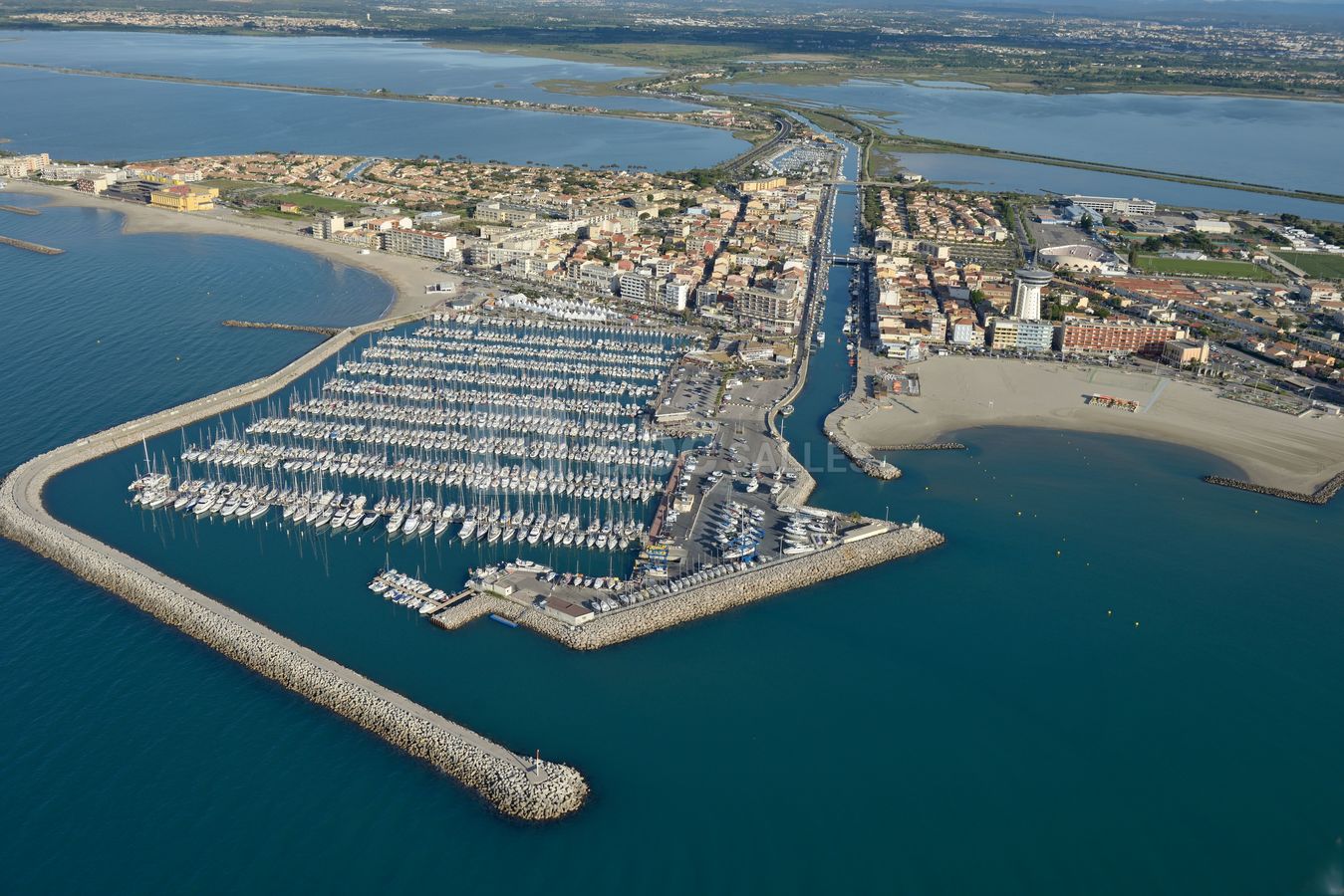 Palavas vue aérienne