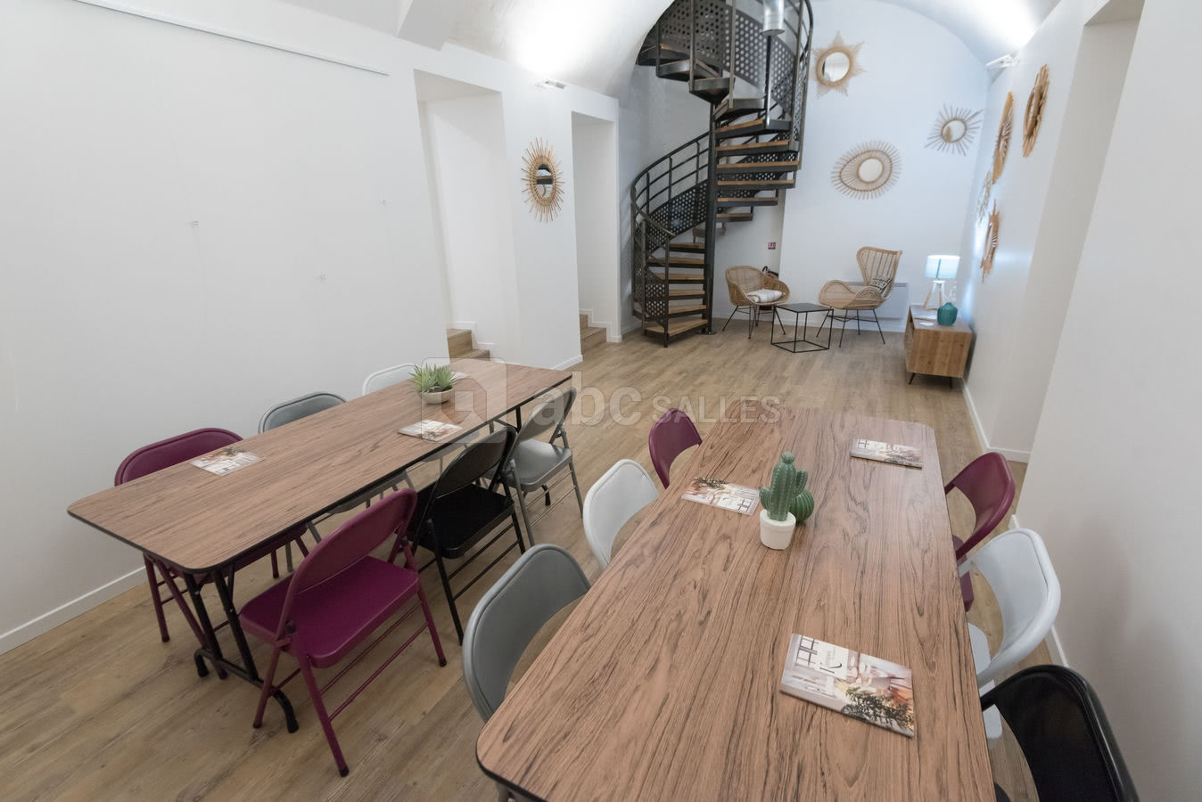 Salon miroirs, vue d'ensemble