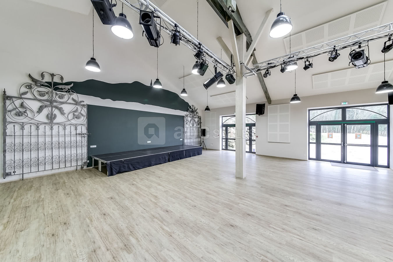 Vue intérieur de la grange Inspirée
